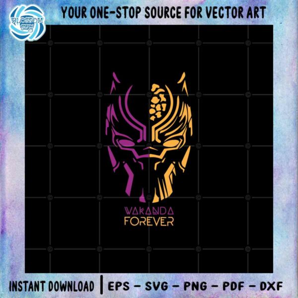 The avengers Black Panther SVG Files for Cricut Sublimation Files