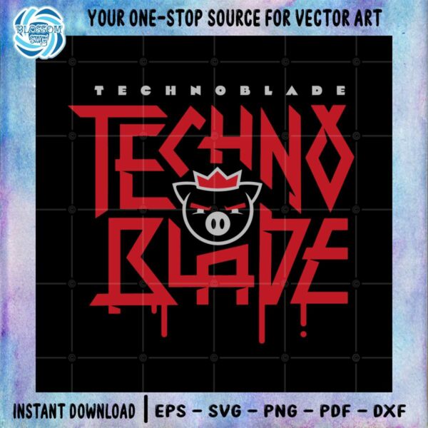 Technoblade Logo Youtuber Best Design SVG Digital Files