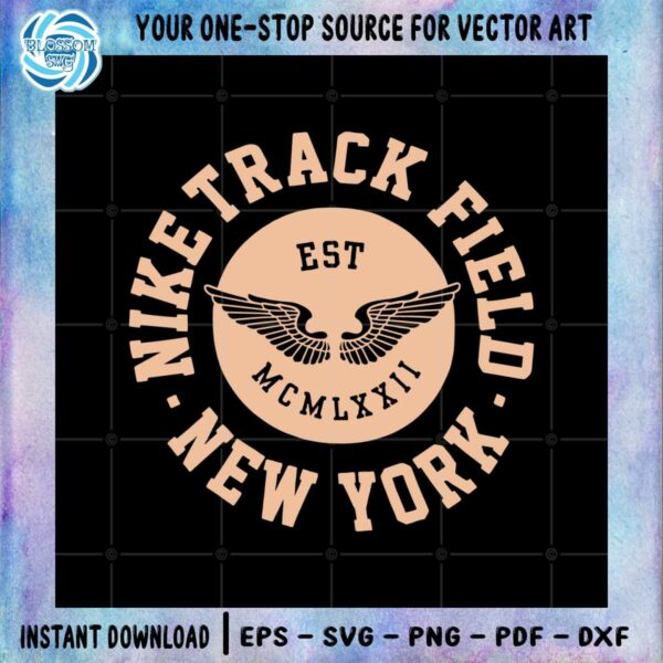 Nike Track Field New York SVG For Cricut Sublimation Files
