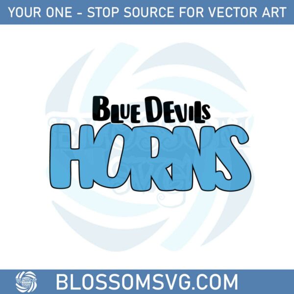 Blue Devils Horns Bd Horns Svg For Cricut Sublimation Files