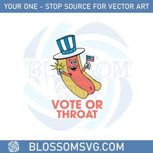 Vote Or Throat Svg Cutting File For Personal Commercial Uses