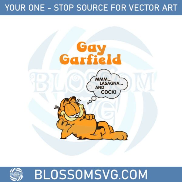 Gay Garfield Lgbtq Svg Best Graphic Designs Cutting Files
