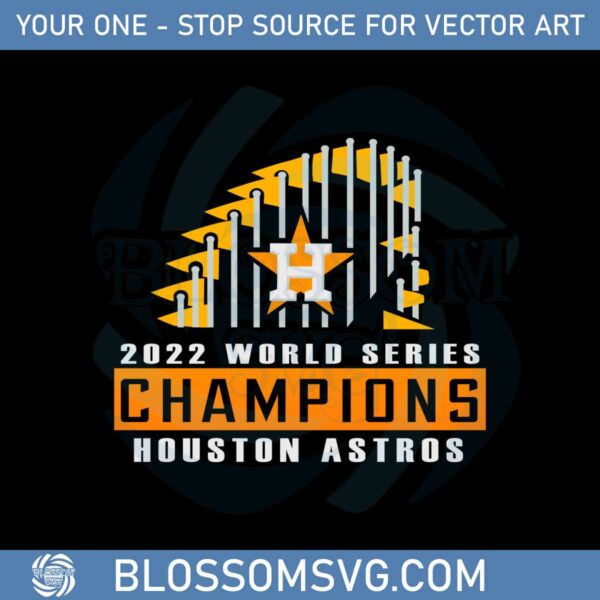 Houston Astros Championship 2022 World Series Svg Cutting Files