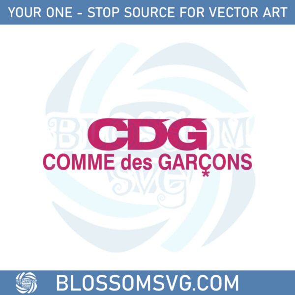 Comme Des Garcons Svg Best Graphic Designs Cutting Files