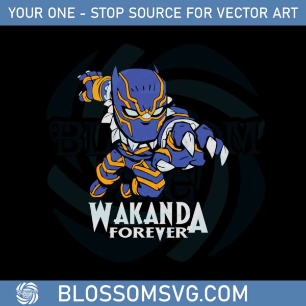 Black Panther Wakanda Forever Svg Graphic Designs Files