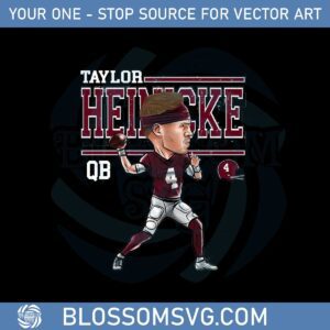 Taylor Heinicke Cartoon Svg For Cricut Sublimation Files