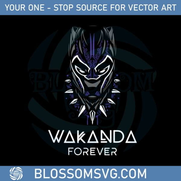 Wakanda Forever Black Panther 2 Svg Graphic Designs Files