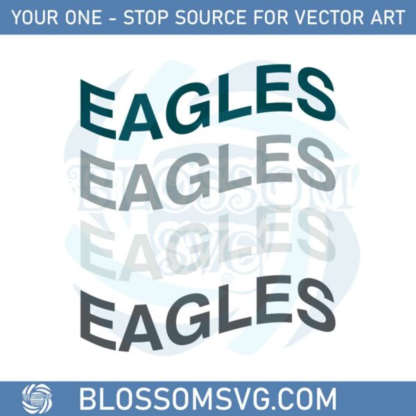 Retro Football Eagles Philadelphia Svg Graphic Designs Files
