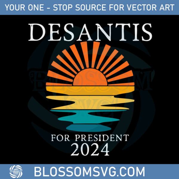 Ron Desantis For President 2024 Svg Graphic Designs Files