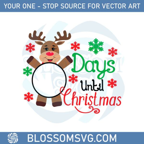 Days Until Christmas Svg Files For Cricut Sublimation Files