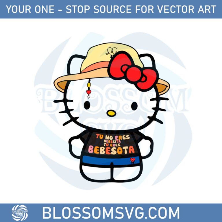 Hello Kitty Bad Bunny Svg Files For Cricut Sublimation Files