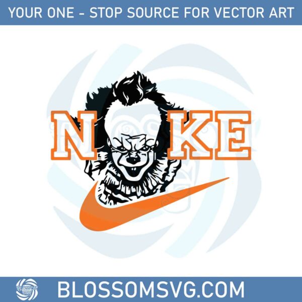 Pennywise Nike Svg Best Graphic Designs Cutting Files