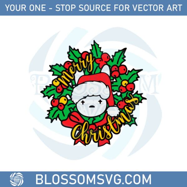 bad-bunny-christmas-wreath-svg-graphic-designs-files
