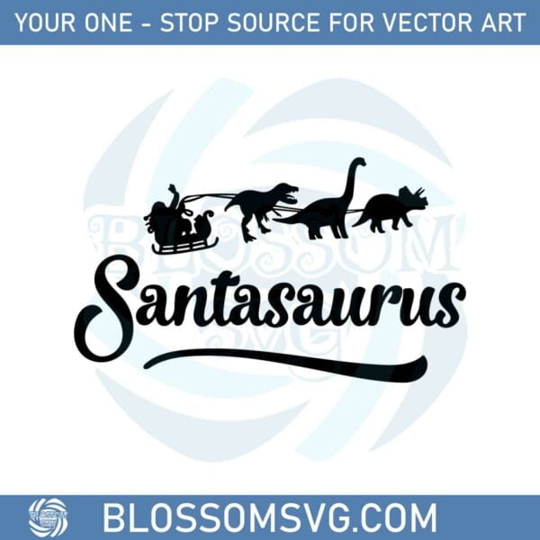 Santasaurus Dino Christmas Svg For Cricut Sublimation Files