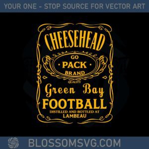 Classic Green Bay Packers Football Svg Graphic Designs Files