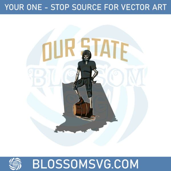 Barstool Sports Our State Skeleton Svg Graphic Designs Files