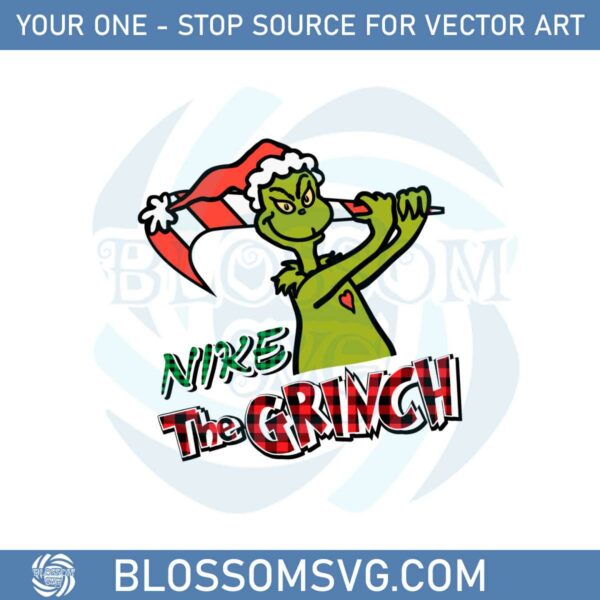 Funny Christmas Nike Grinch Svg Files For Cricut Sublimation Files