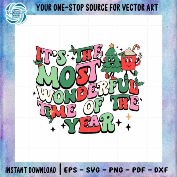 Most Wonderful Time Of The Year SVG Digital Cutting Files