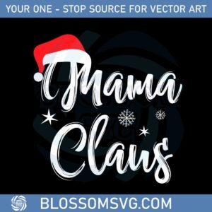 Mama Claus Christmas Gift Svg For Cricut Sublimation Files