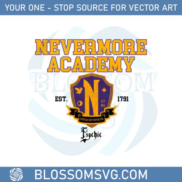 psychic-nevermore-academy-logo-svg-graphic-designs-files