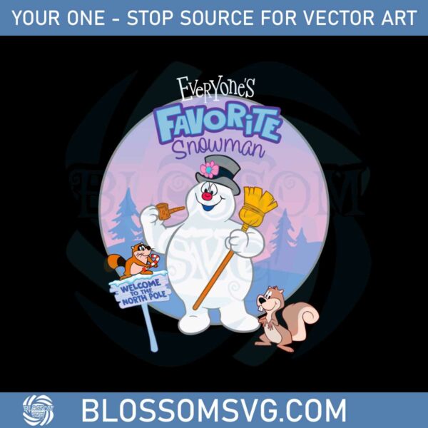 everyones-favorite-snowman-svg-for-cricut-sublimation-files