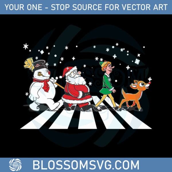 frosty-the-snowman-christmas-road-svg-graphic-designs-files