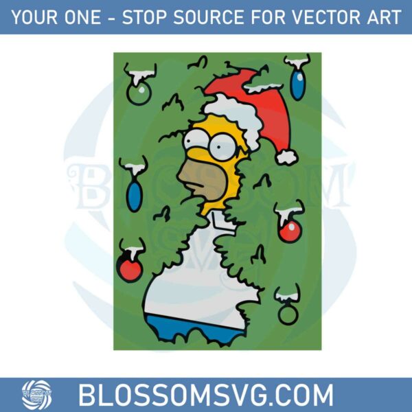 Funny Meme Christmas Homer Simpson Svg Graphic Designs