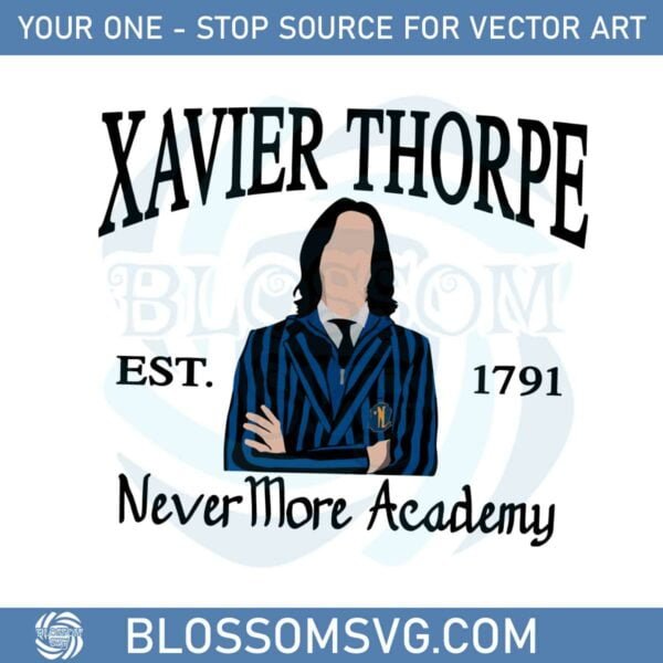 Xavier Thorpe Never More Academy Svg Graphic Designs Files