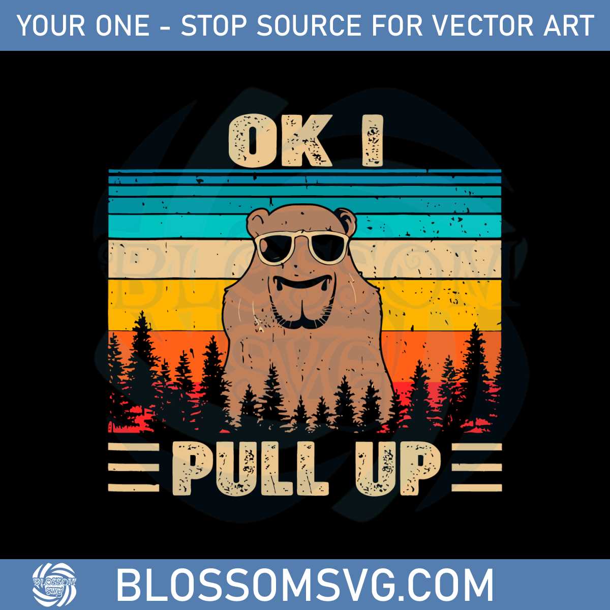 Ok I Pull Up Capybara Funny Quot Svg Graphic Designs Files