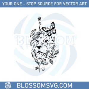 Lion Flower Mandala Svg Best Graphic Designs Cutting Files