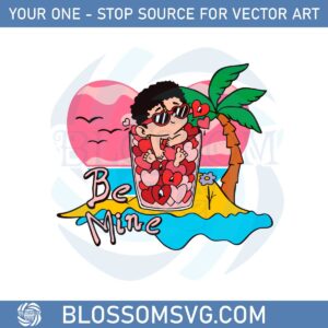 baby-benito-be-mine-valentines-svg-graphic-designs-files