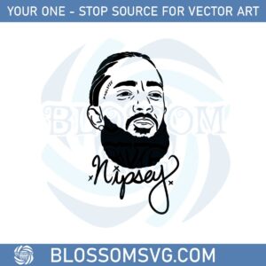 nipsey-hussle-face-svg-files-for-cricut-sublimation-files