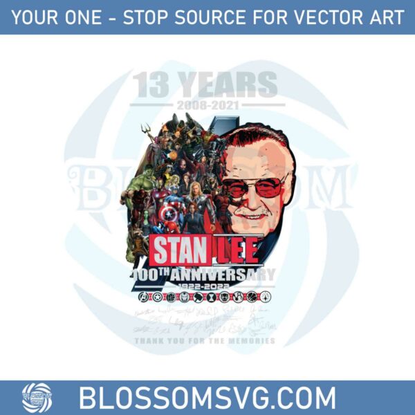 13-years-marvel-studio-thanks-you-stan-lee-png-sublimation-designs