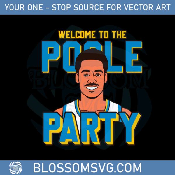 jordan-poole-welcome-to-the-poole-party-svg-cutting-files