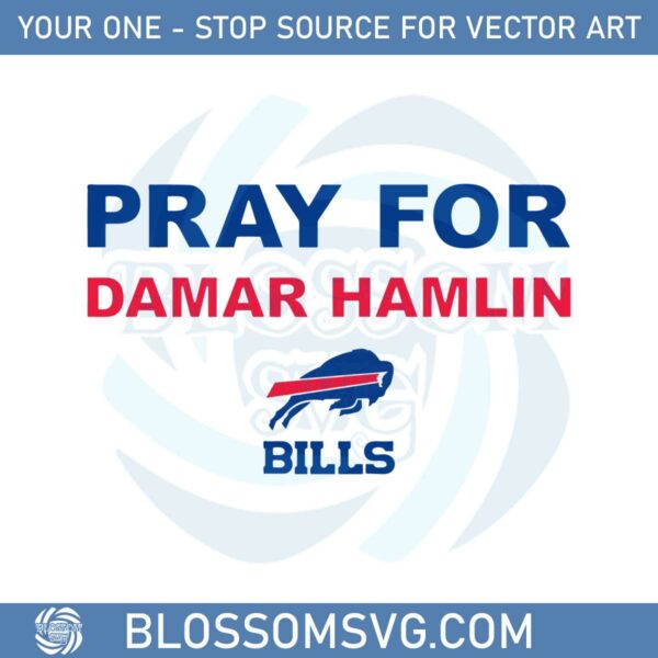 pray-for-damar-hamlin-buffalo-bills-svg-graphic-designs-files