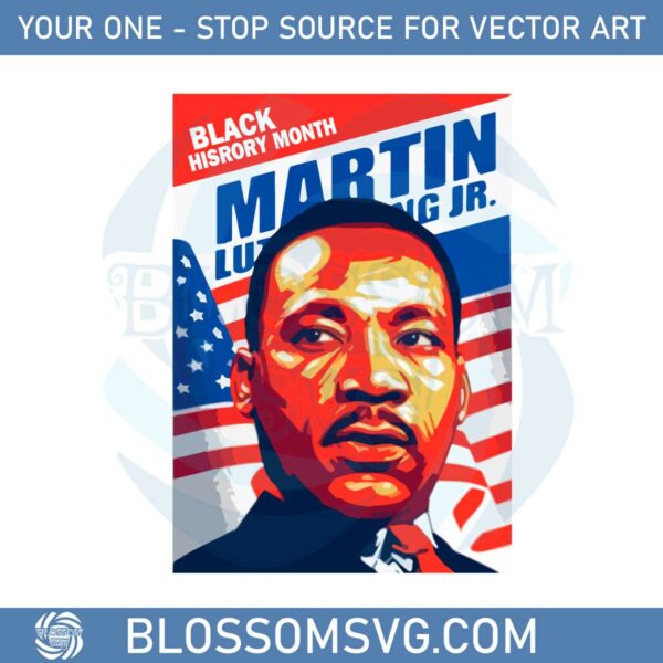 Retro Black History Month The King Martin Luther King Jr Svg