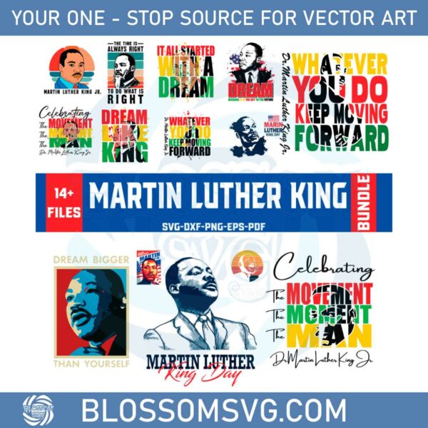 Martin Luther King Bundle Svg For Cricut Sublimation Files