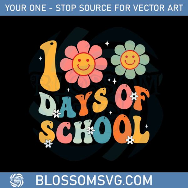 groovy-100th-days-of-school-svg-for-cricut-sublimation-files