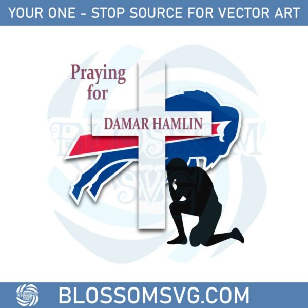 jesus-praying-for-damar-hamlin-svg-graphic-designs-files