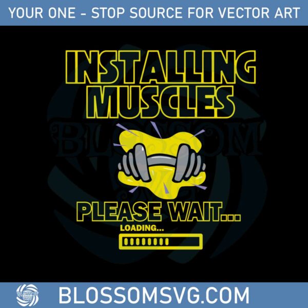 installing-muscles-please-wait-svg-graphic-designs-files
