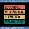 educated-motivated-elevated-melanated-vintage-svg-cutting-files
