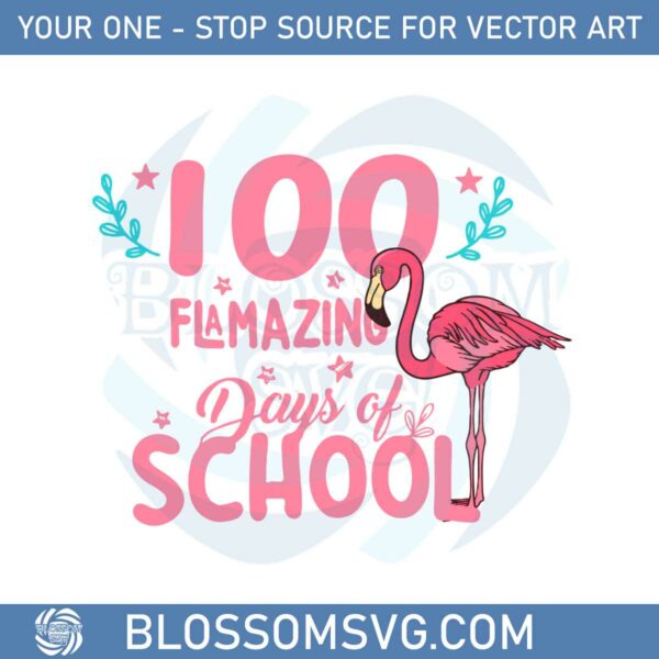 flamingo-happy-100th-day-of-school-svg-graphic-designs-files