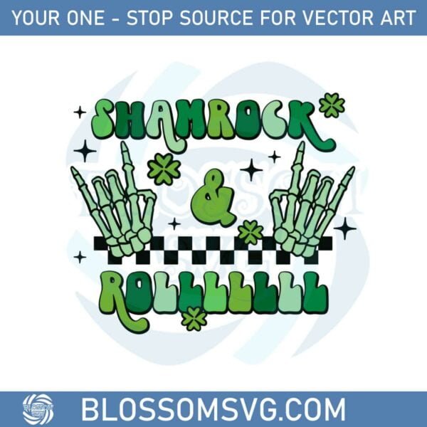 shamrock-and-roll-funny-skeleton-patrick-s-day-svg-cutting-files