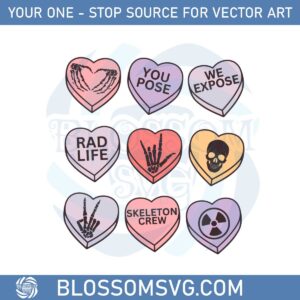 Funny Radiology Valentines Candy Heart Svg Cutting Files