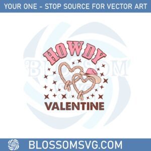 Howdy Valentine Cowboys Couple Valentines Svg Cutting Files