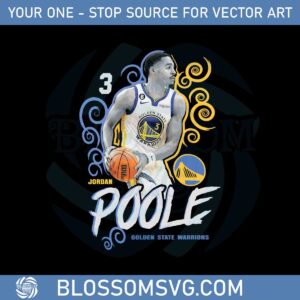 Jordan Poole Golden State Warriors Png Sublimation Designs