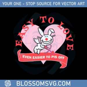 its-happy-bunny-easy-to-love-svg-graphic-designs-files