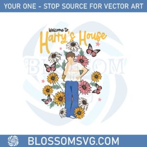 welcome-to-harrys-house-flower-harry-styles-fan-svg-file