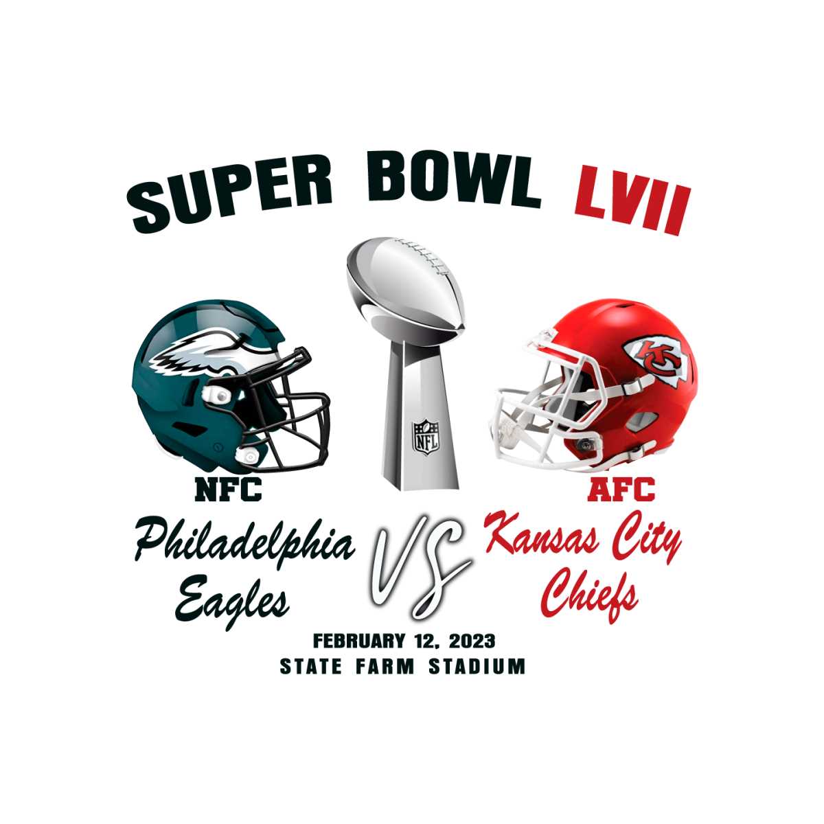 2023 Kansas City Chiefs Afc Champions SVG Cutting Files