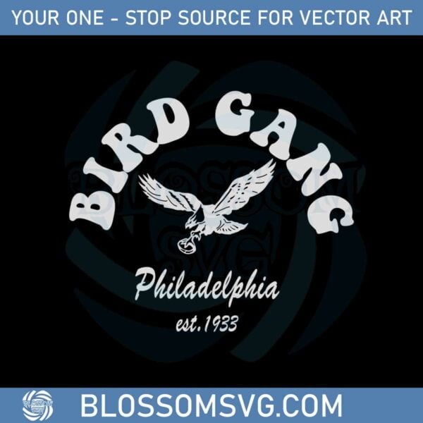 Philadelphia Eagles Bird Gang Svg Graphic Designs Files